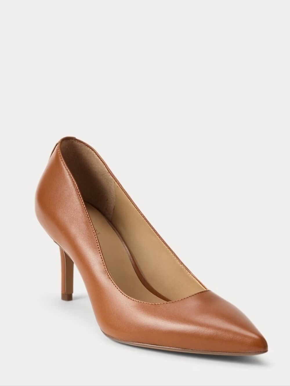 Lauren Ralph Lauren Lanette Leather Pump Lauren Tan